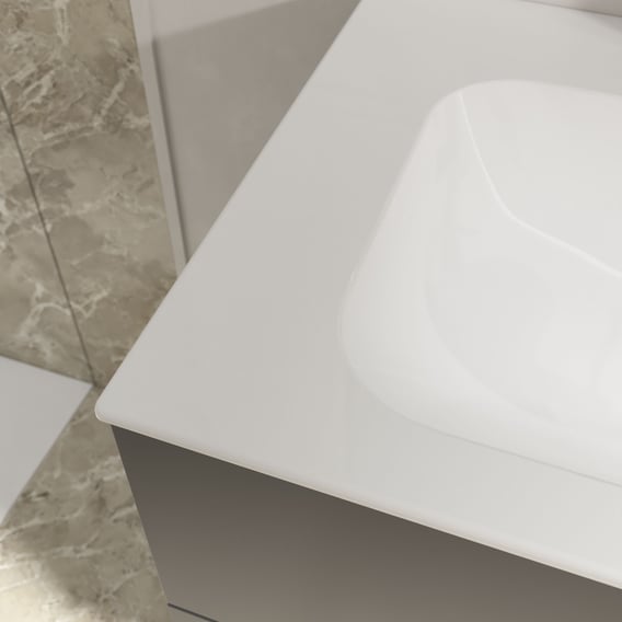 Villeroy & Boch Somera Doppelwaschtisch, mit 2 Hahnlöchern B: 100 T: 50 ...