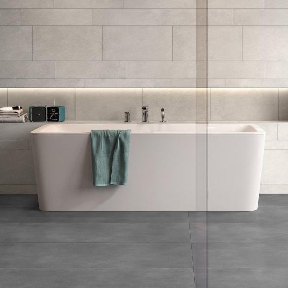 Villeroy & Boch Squaro Excellence Duo Freistehende Rechteck-Badewanne weiß ohne integriertem Wassereinlauf