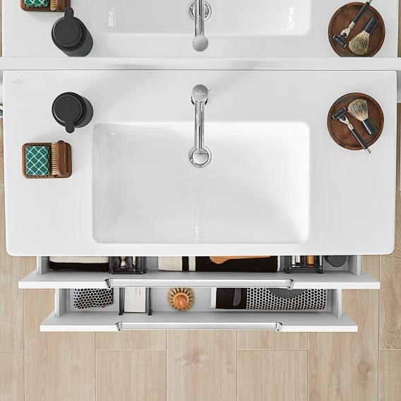 Villeroy & Boch Subway 2.0 Waschtisch mit Waschtischunterschrank und My View 14 Spiegelschrank