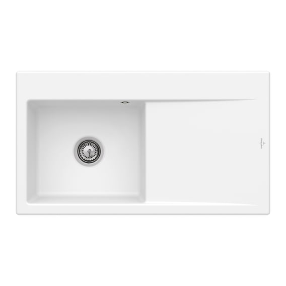 Villeroy & Boch Subway Style 50 Küchenspüle stone white - 335201RWHL14 ...