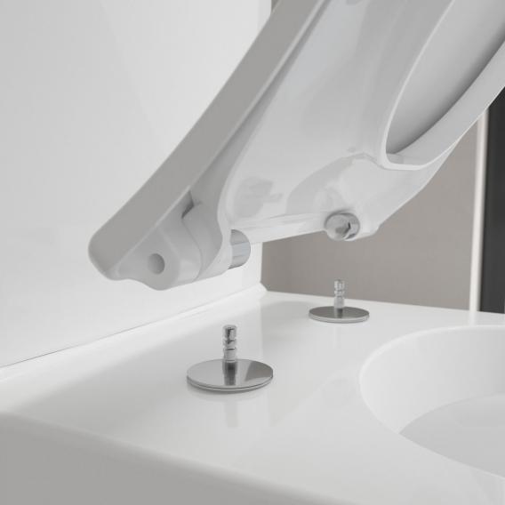 Villeroy & Boch Venticello Stand-Tiefspül-WC für Kombination, offener Spülrand weiß, mit CeramicPlus