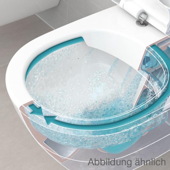 Villeroy & Boch Venticello Stand-Tiefspül-WC für Kombination, offener Spülrand weiß, mit CeramicPlus