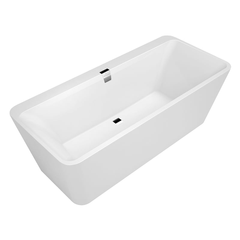 Villeroy & Boch Squaro freistehende Badewanne, softcube mit ...