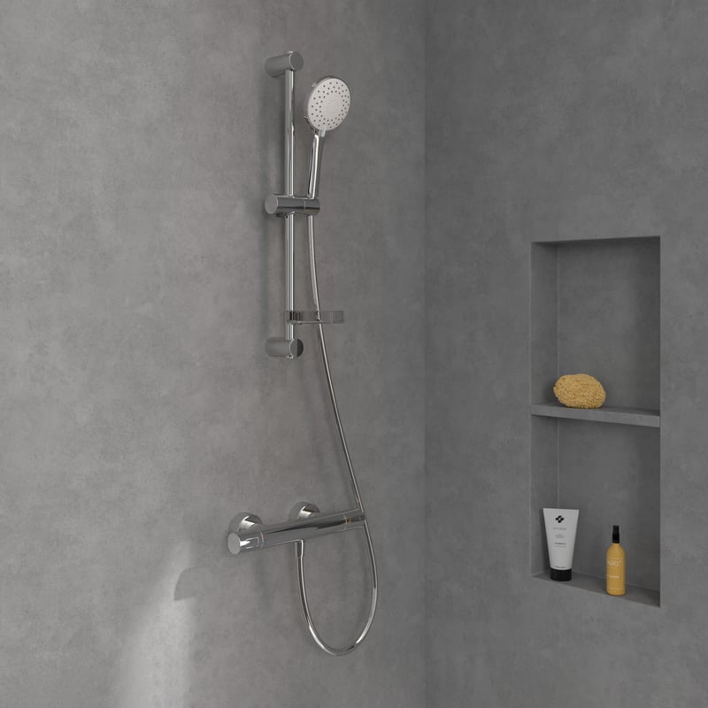Villeroy & Boch Universal Showers Brausegarnitur, 3 Strahlarten, TVS10900400061,