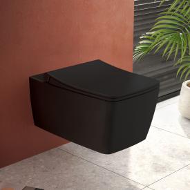 VitrA Metropole Wand-Tiefspül-WC ohne Spülrand, schwarz matt
