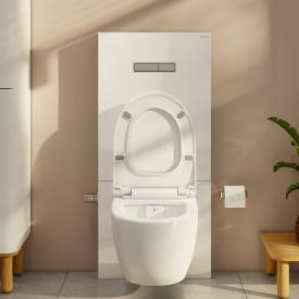 VitrA Sento Wand-Tiefspül-WC-Set, mit Stand-Spülkasten mit Bidetfunktion weiß