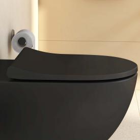 VitrA Sento WC-Sitz Slim Wrap, mit Absenkautomatik & abnehmbar schwarz matt