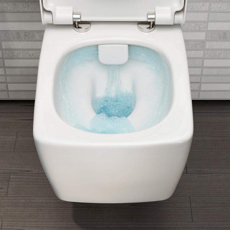 Vitra Norm Wand WC tief kompakt 36x48,5cm weiß Spülrand geschlossen Toilette