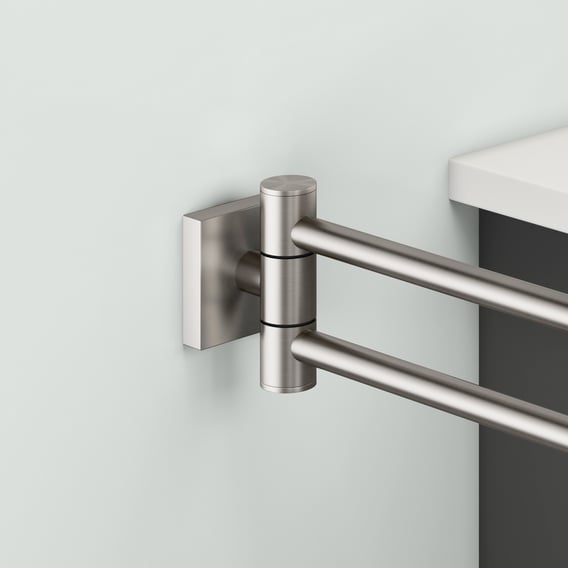 14-teiliges Badezimmer-Hardware-Set In Schwarz – Mit Handtuchhaltern, Haken, Toilettenpapierhalter & Klebehaken
