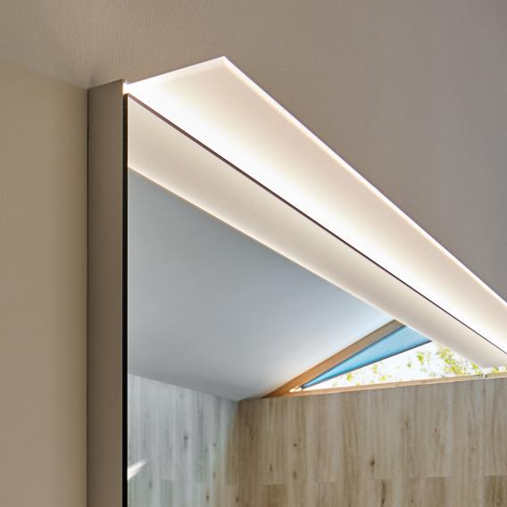 Zierath Avela Lichtspiegel mit LED-Beleuchtung und Ablage mit Touch-Display
